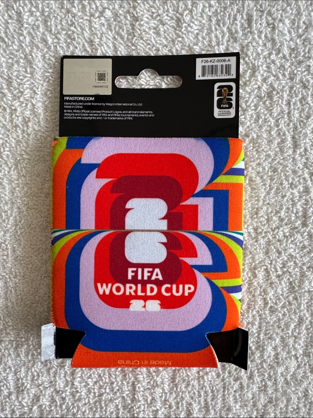 FIFA World Cup 2026 Multicolor Can Cover - Official World Cup Logo